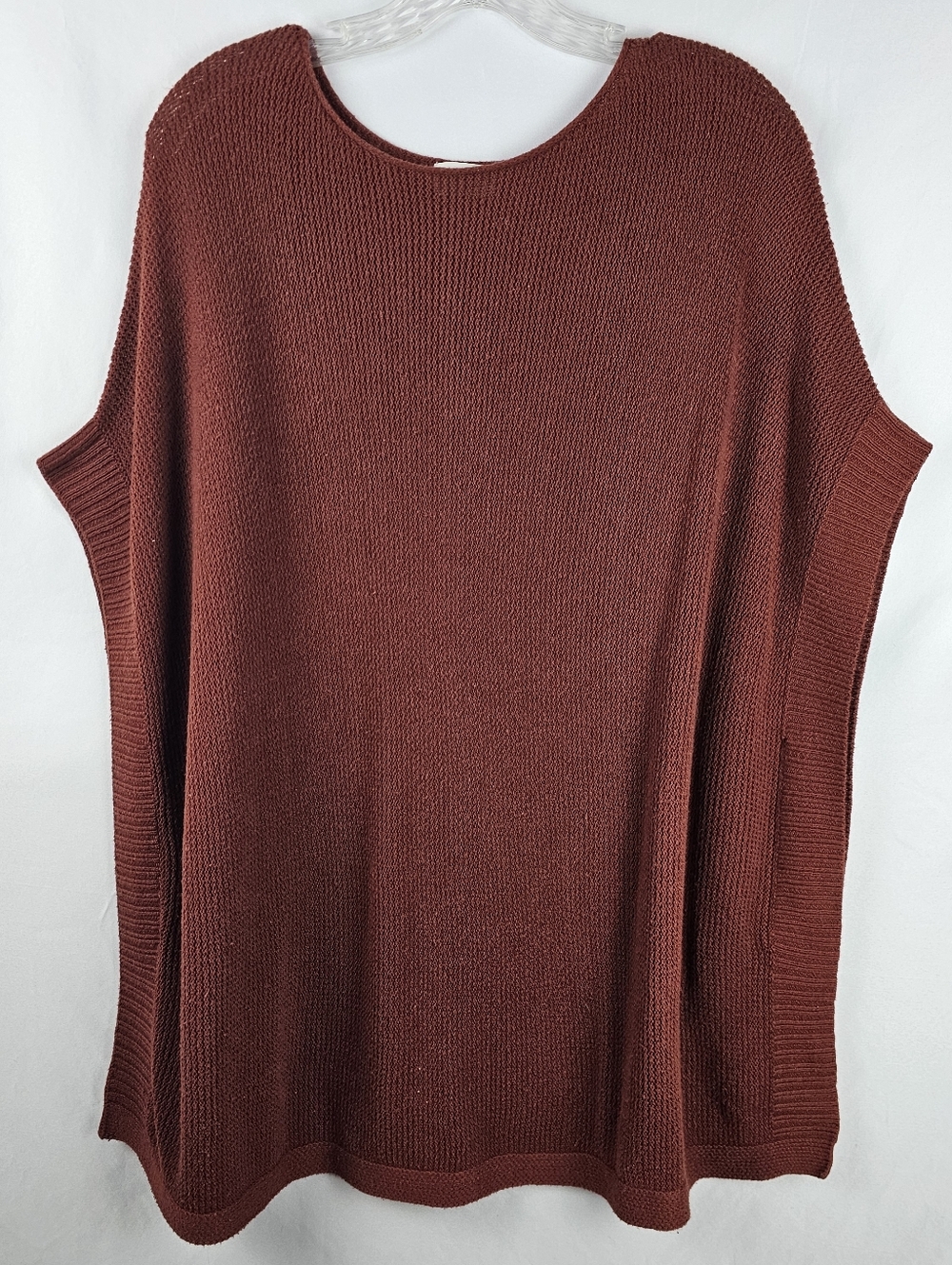 Lagenlook Ribbed Knit Overly Boxy Sweater Women's M/L Artsy Boho